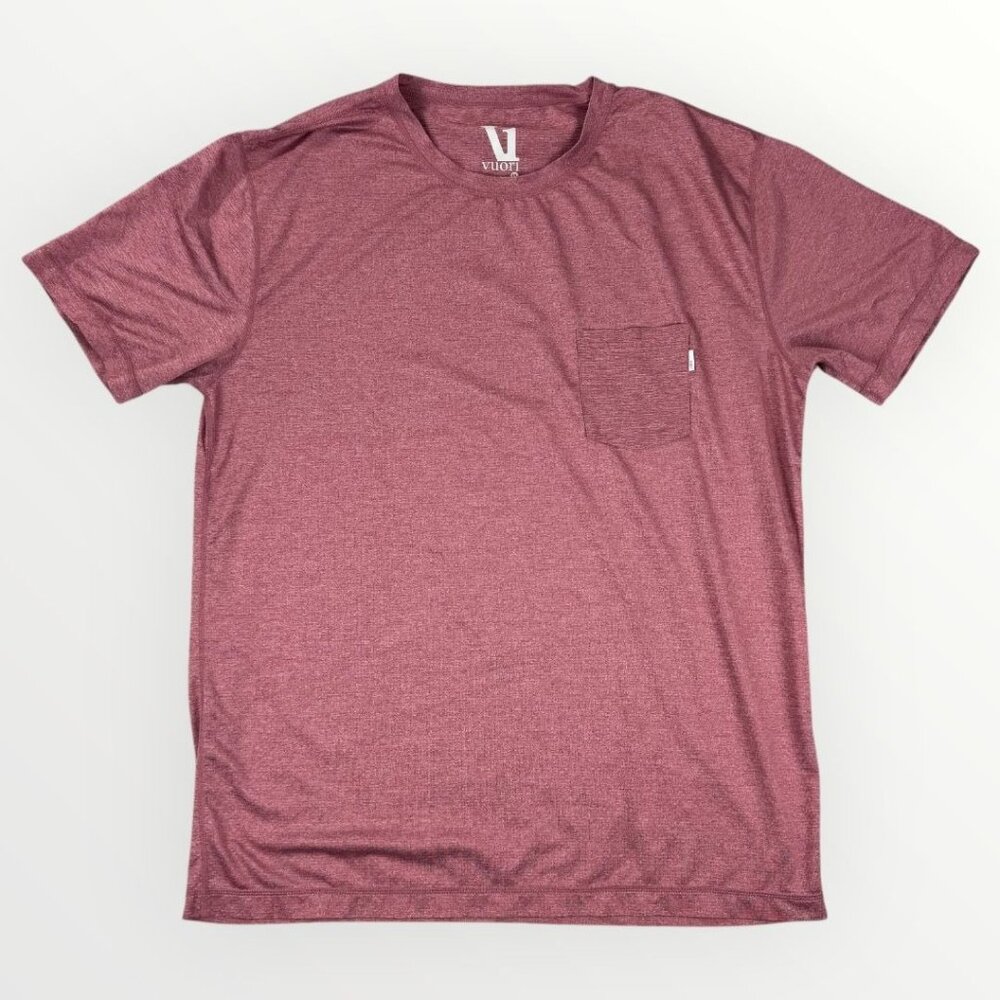 Vuori Maroon Short Sleeve Tee